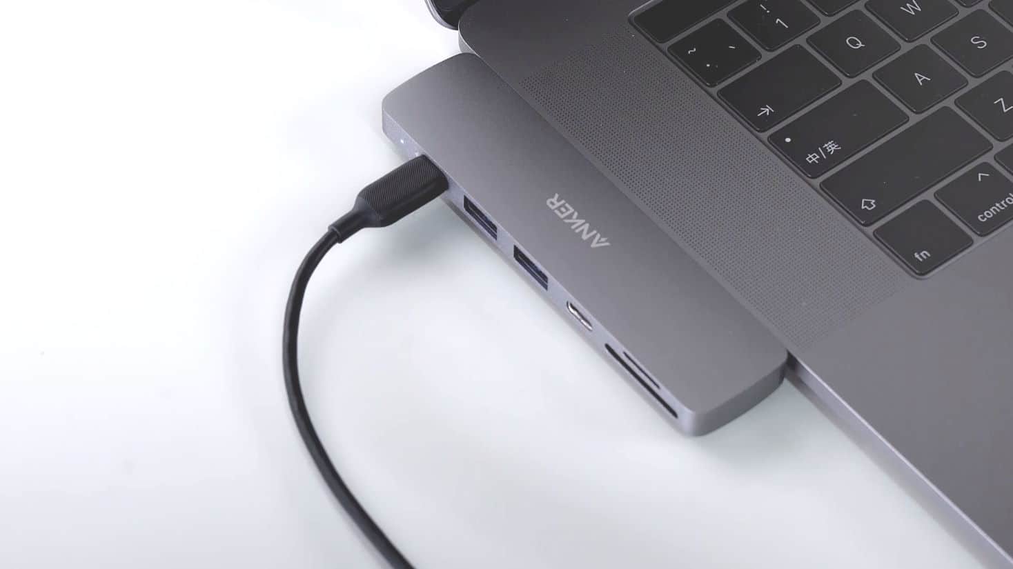 6in1 for macbook pro mac pc laptop charging&reader usb c hub 3.0 type-c adapter